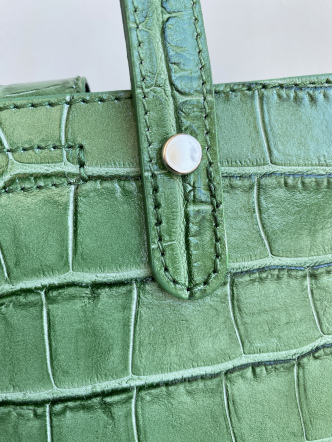 Сумка 0148 Зеленый (кроко-кожа) (597)